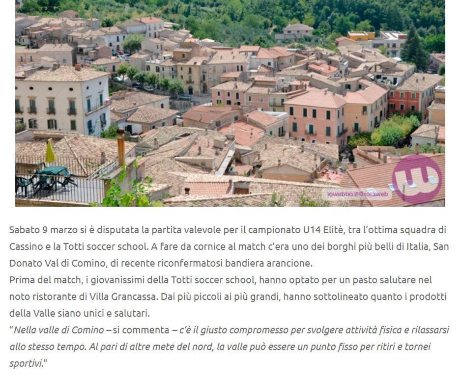Villagrancassa Hotel Relais San Donato Val di Comino Exterior foto